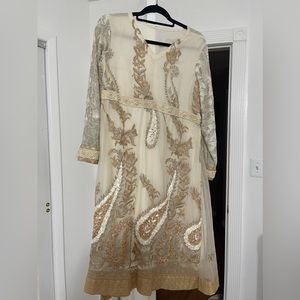 3 piece Pakistani suit with pajama and dupatta
